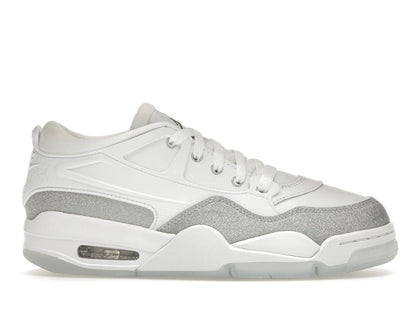 Jordan 4 RM White Metallic Silver (Women's) - authentic Jordan sneakers