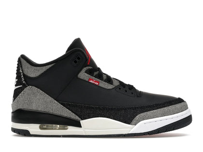 Jordan 3 Retro Levi’s Black - authentic Jordan sneakers