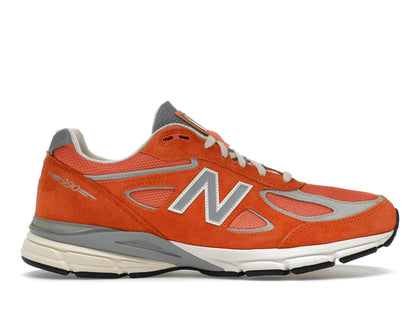 New Balance 990v4 MiUSA Aime Leon Dore Red Clay - authentic New Balance sneakers