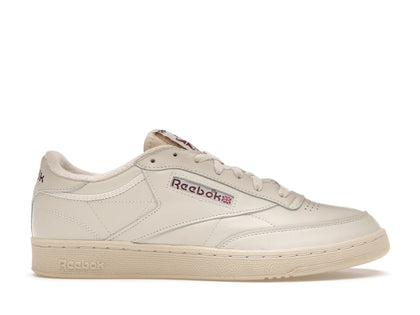 Reebok Club C 85 Chalk Alabaster Maroon - authentic Reebok sneakers