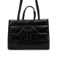 Telfar x Moose Knuckles Puff Shopper Tote Medium Schwarz