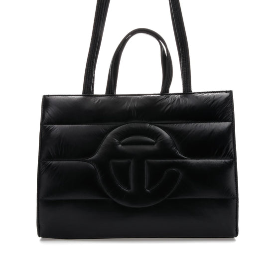 Telfar x Moose Knuckles Puff Shopper Tote Medium Black