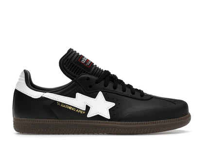 adidas Samba Bape Black White Gum - authentic adidas sneakers