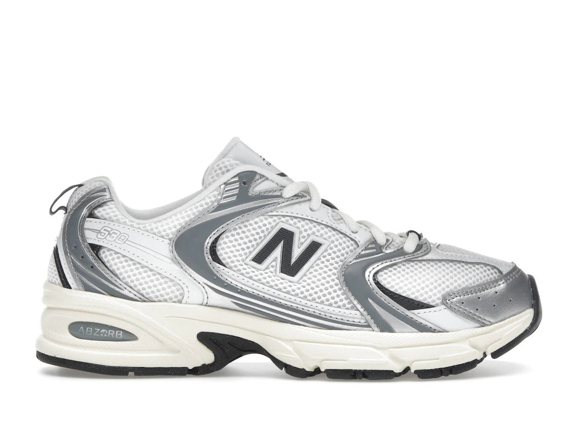 New Balance 530 Silver Metallic Black Cement
