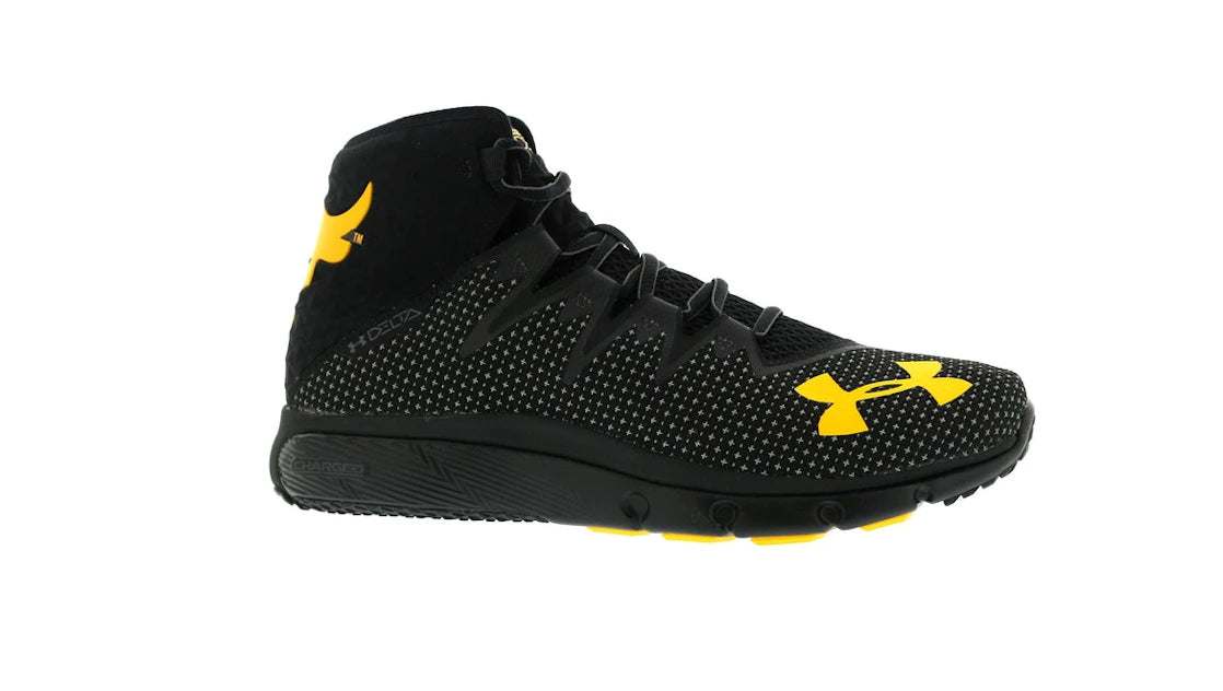 Under Armour The Rock Delta Black Yellow - vue secondaire A