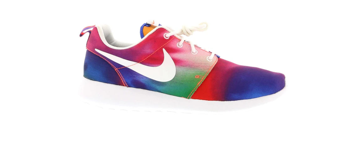 Nike Roshe Run Tie Dye Rainbow - vue secondaire A
