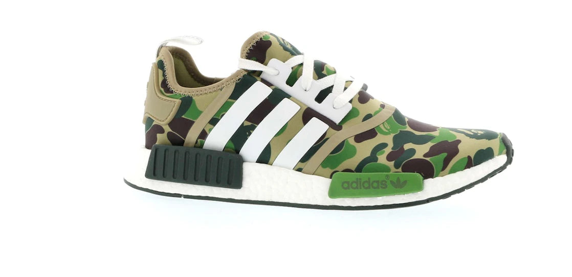 adidas NMD R1 Bape Olive Camo - vue secondaire A