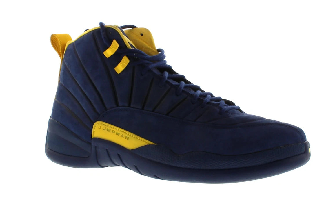 Jordan 12 Retro PSNY Michigan - vue secondaire A