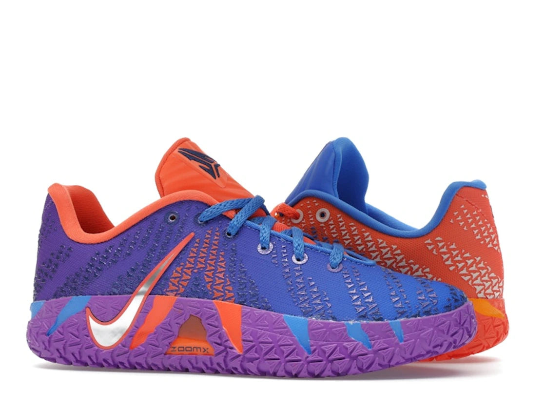 Nike Ja 3 Blue Crystal Turf Orange Midnight Navy Metallic Silver - vue secondaire A