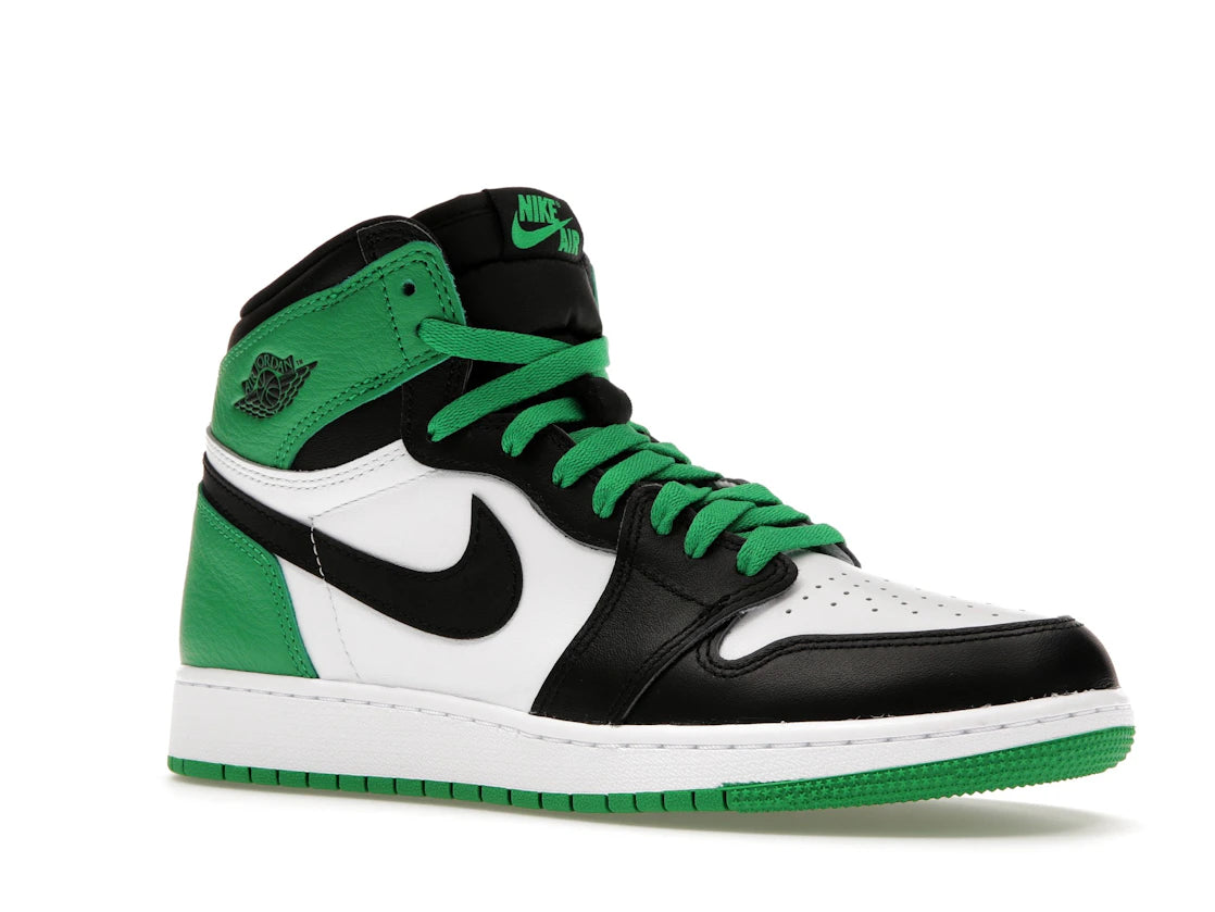 Jordan 1 Retro High OG Lucky Green (GS) - vue secondaire A