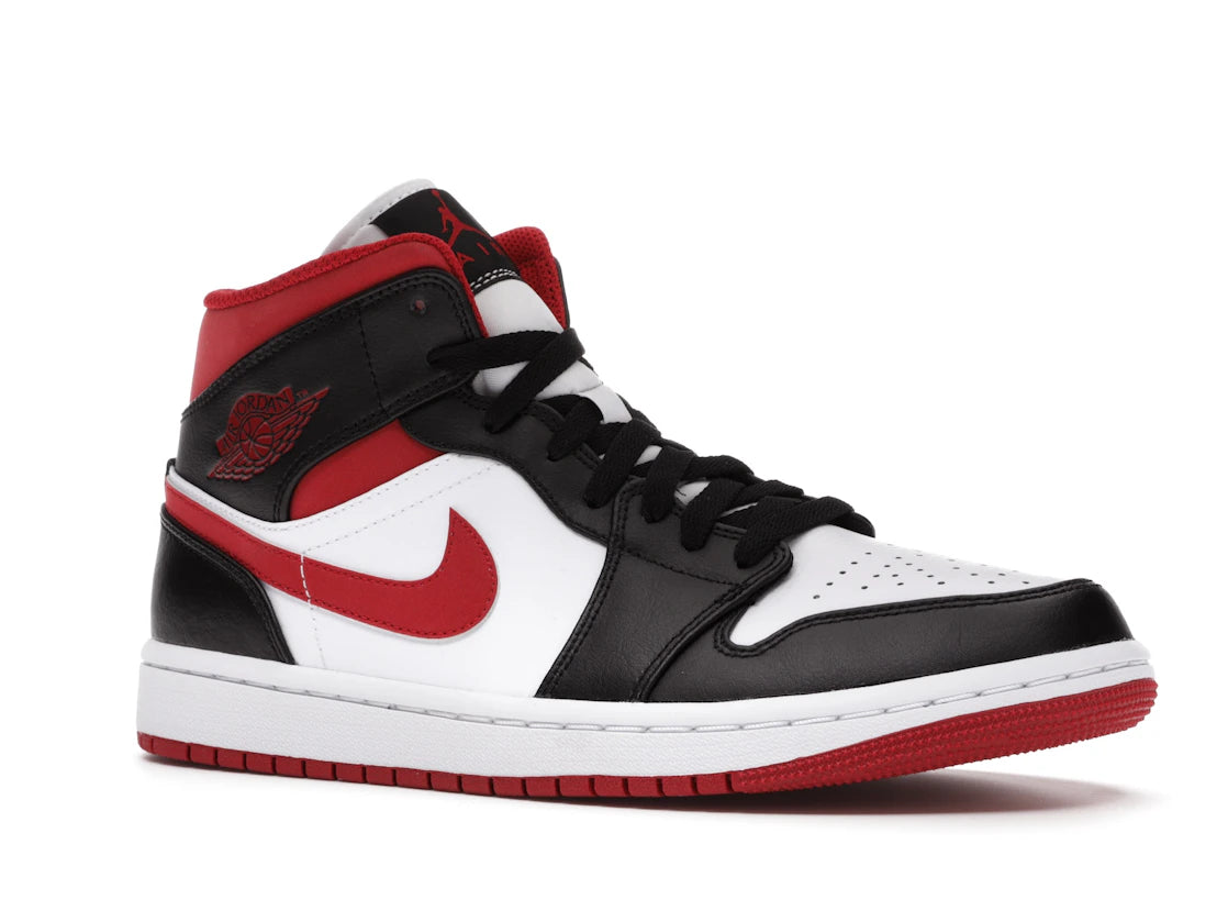 Jordan 1 Mid Gym Red Black White - vue secondaire A