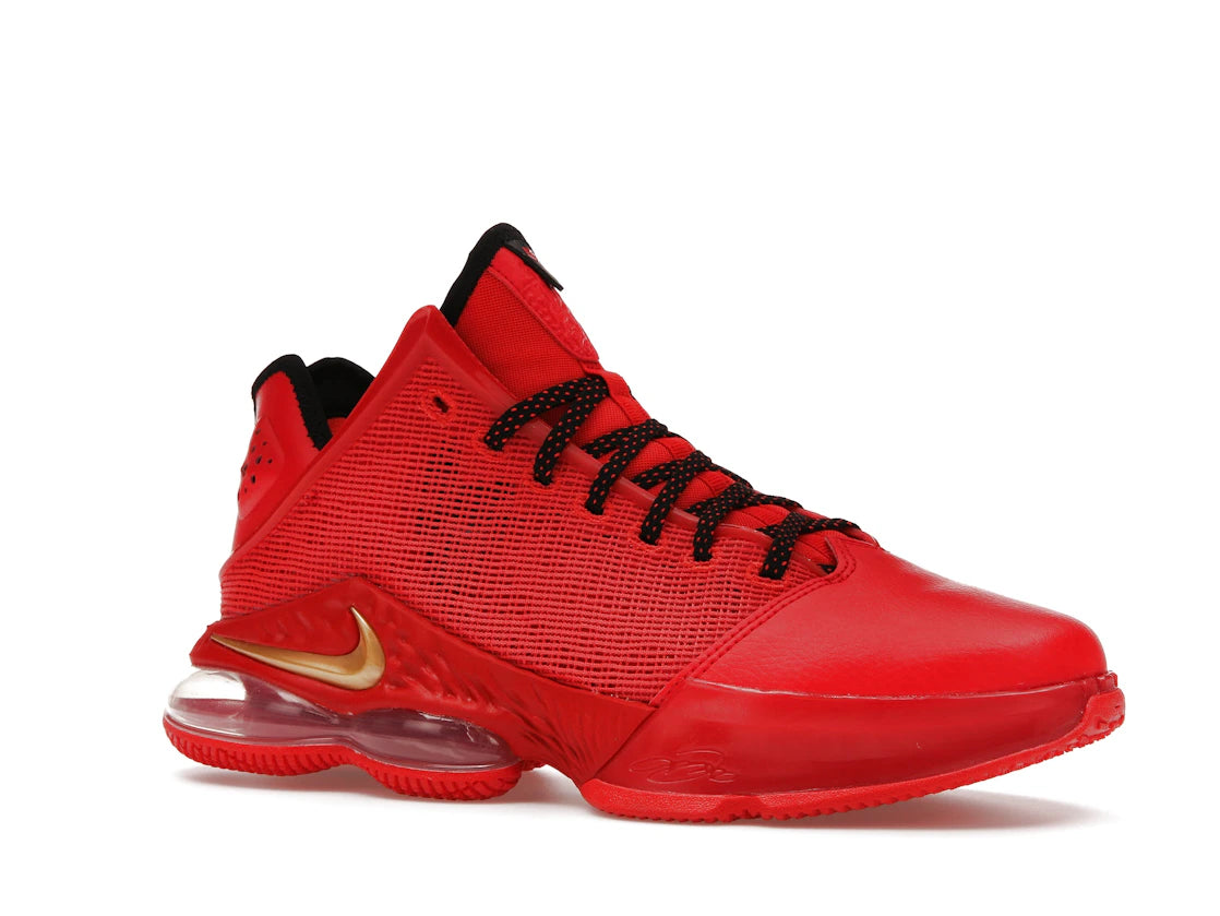 Nike LeBron 19 Low Light Crimson - vue secondaire A