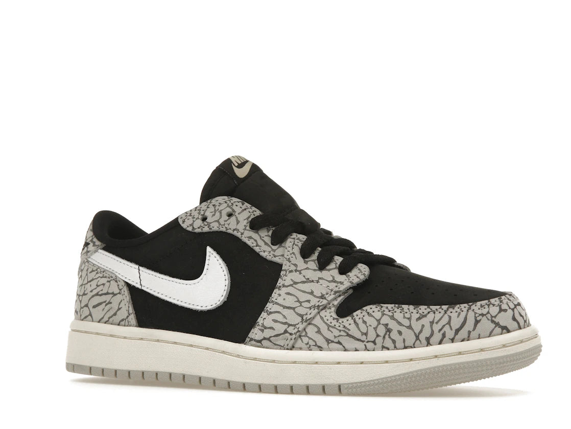 Jordan 1 Retro Low OG Black Cement (Women's) - vue secondaire A