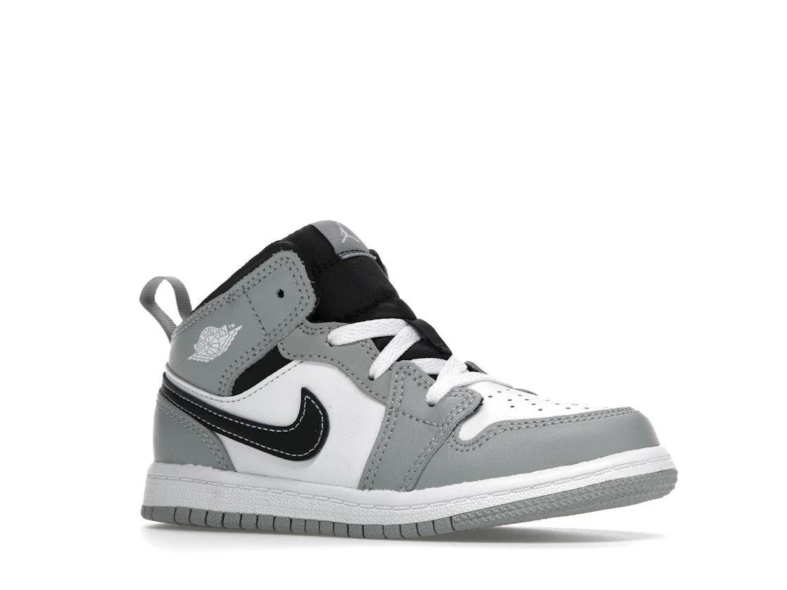 Jordan 1 Mid Light Smoke Grey (2022) (TD) - vue secondaire A