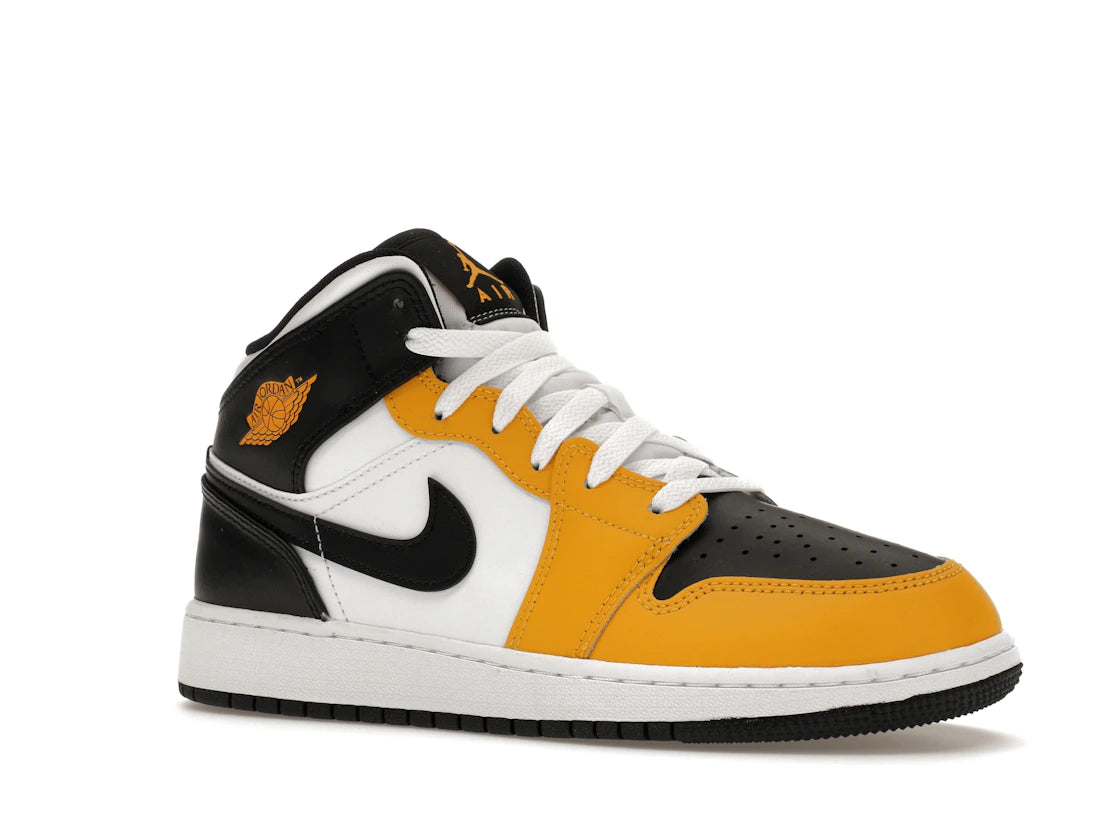 Jordan 1 Mid Yellow Ochre (GS) - vue secondaire A