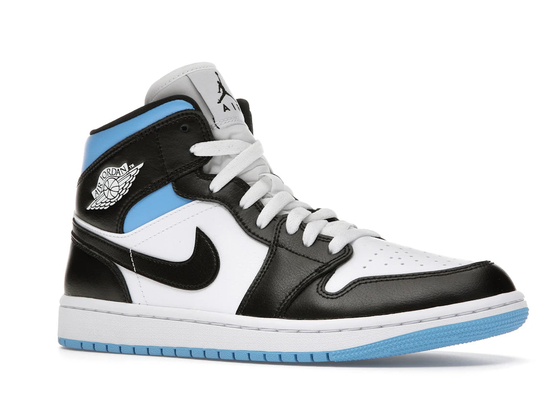 Jordan 1 Mid University Blue (Women's) - vue secondaire A