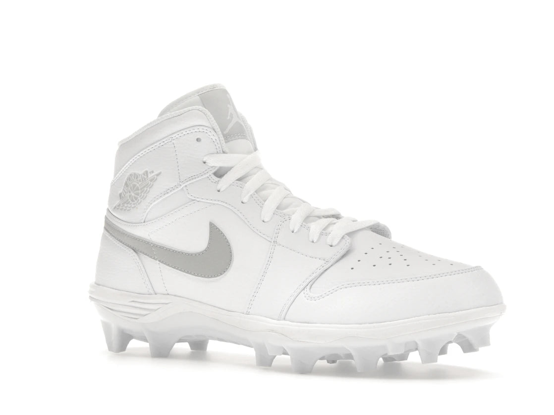 Jordan 1 Mid TD Cleat White Grey Fog - vue secondaire A