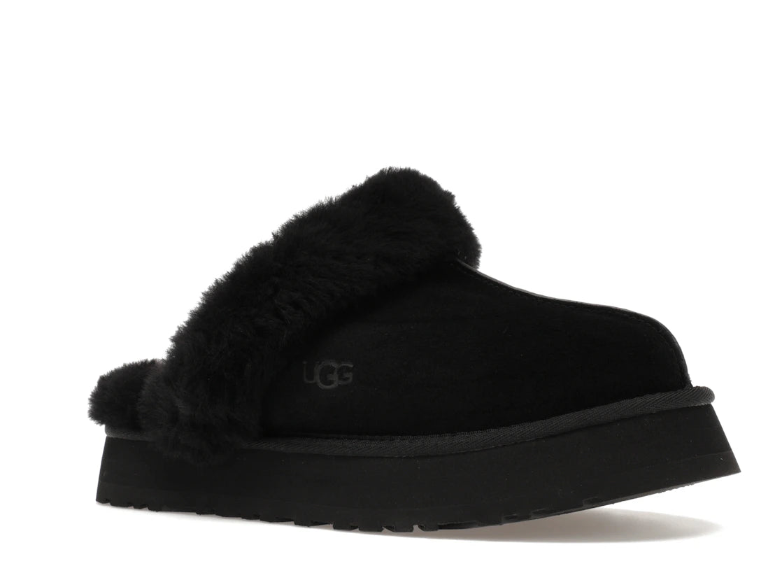 UGG Disquette Slipper Black (Women's) - vue secondaire A
