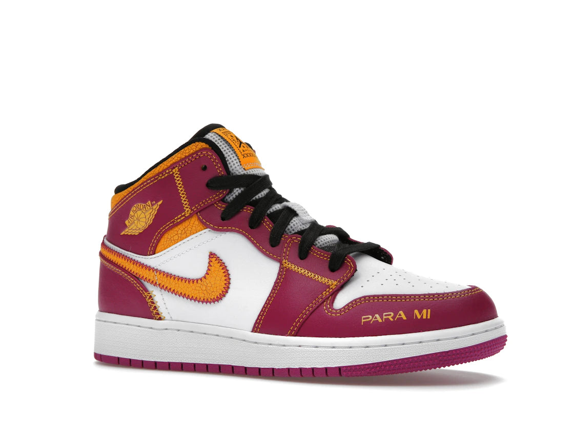 Jordan 1 Mid Day of the Dead (GS) - vue secondaire A
