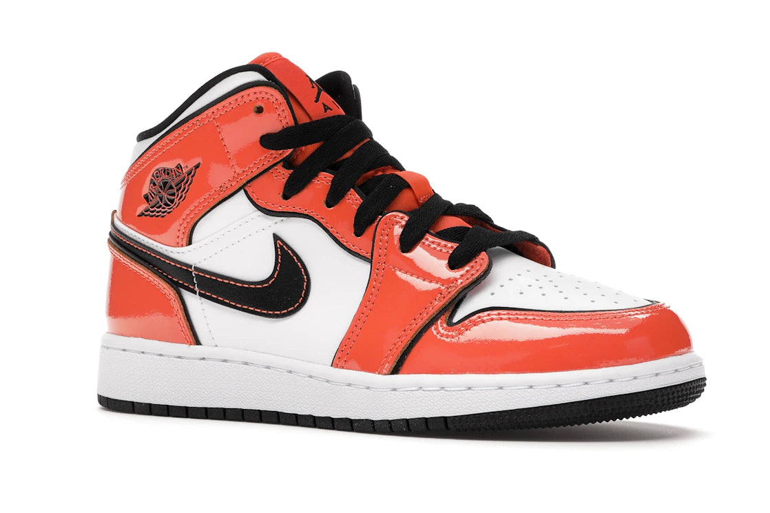 Jordan 1 Mid Turf Orange (GS) - vue secondaire A