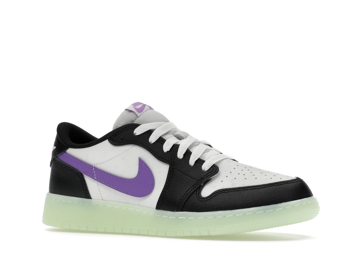 Jordan 1 Retro Low OG Black Raspberry (GS) - vue secondaire A