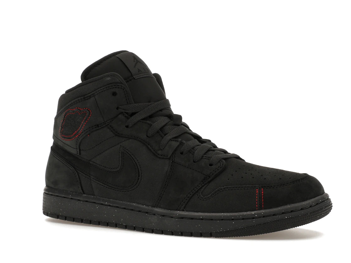 Jordan 1 Mid SE Craft Dark Smoke Red - vue secondaire A