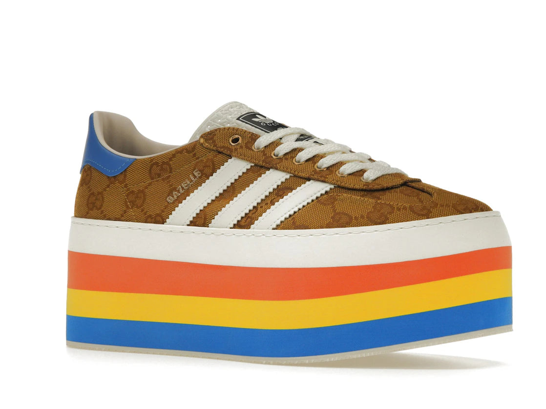 adidas x Gucci Gazelle Original GG Multicolor Platform (Women's) - vue secondaire A