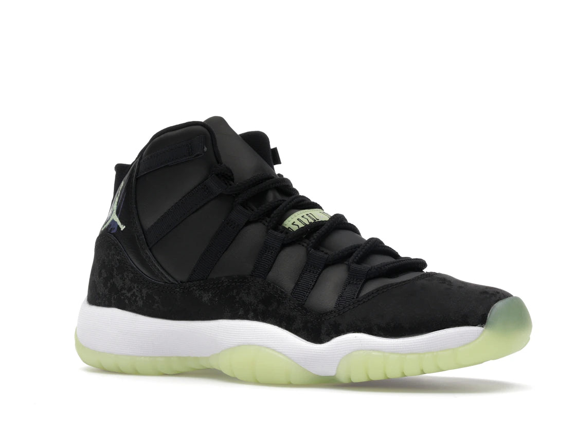 Jordan 11 Retro Black Barely Volt (GS)