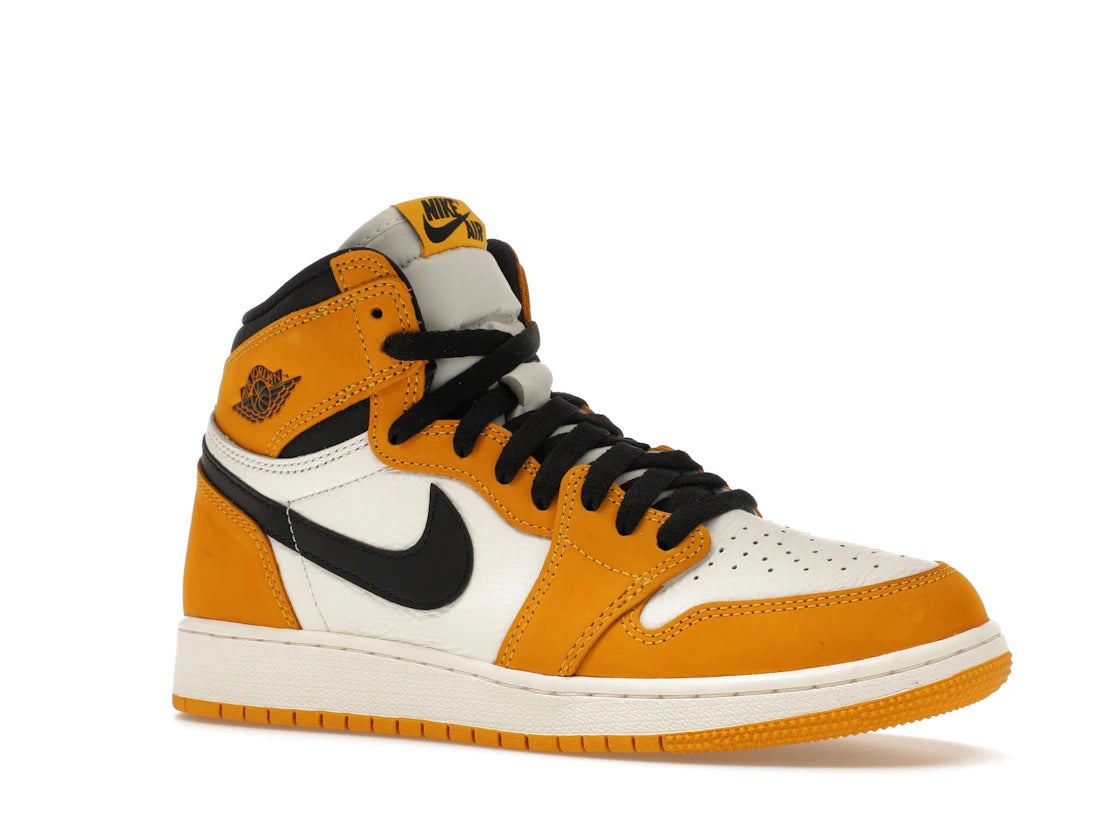 Jordan 1 Retro High OG Yellow Ochre (GS) - vue secondaire A