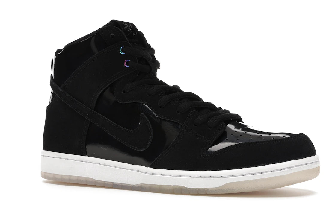Nike Sb Zoom Dunk High Pro Black/Black-White-Clear - vue secondaire A