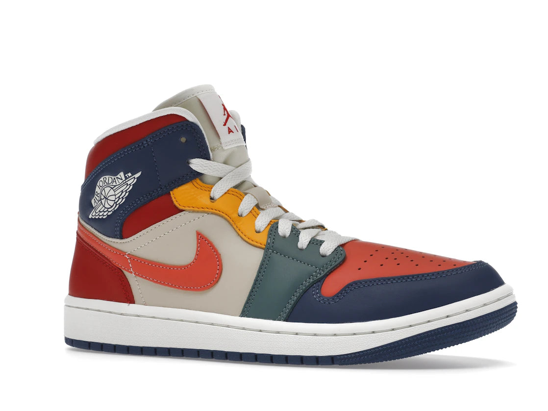 Jordan 1 Mid SE Multi Color (2022) (Women's) - vue secondaire A