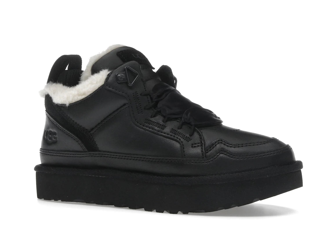 UGG Lowmel Leather Black (Women's) - vue secondaire A