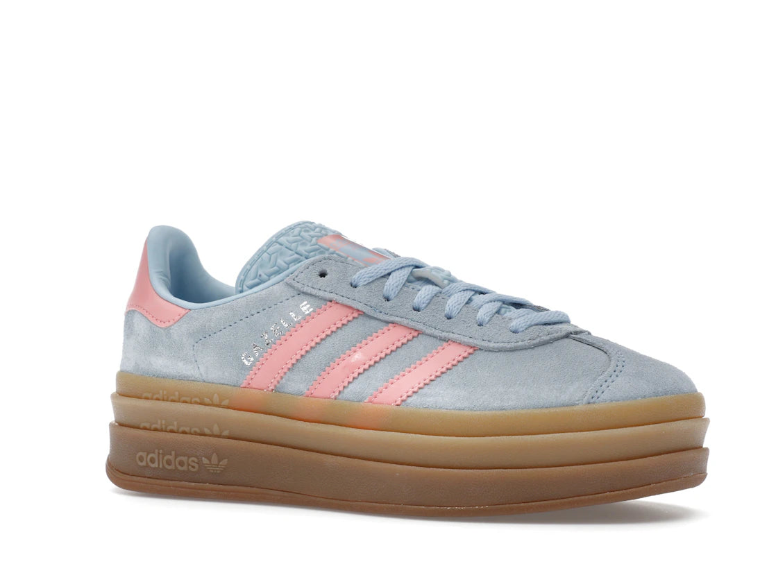adidas Gazelle Bold Clear Sky Semi Pink Spark (Kids) - vue secondaire A