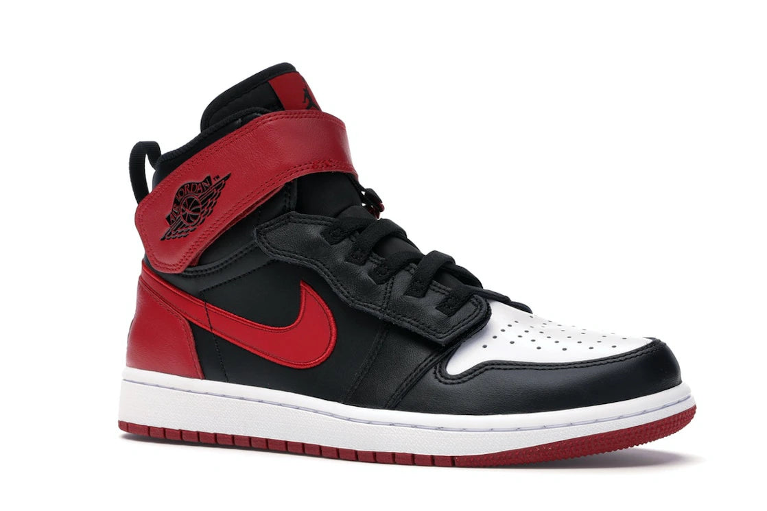 Jordan 1 High FlyEase Bred White Toe - vue secondaire A