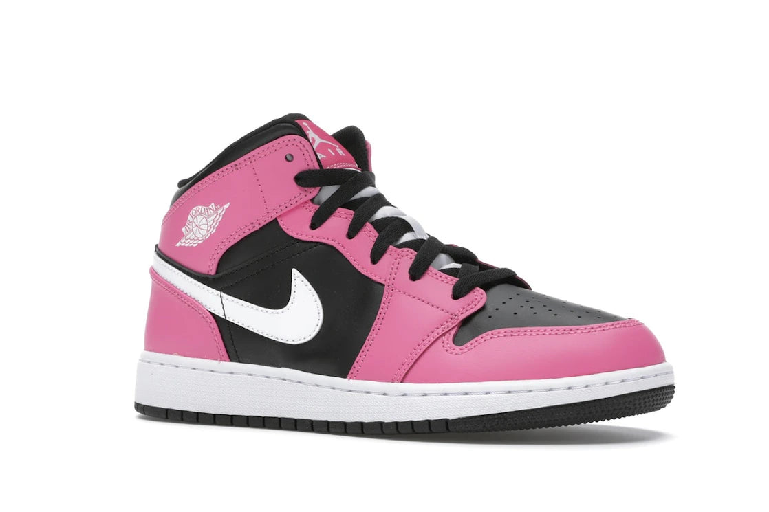 Jordan 1 Mid Pinksicle (GS) - vue secondaire A