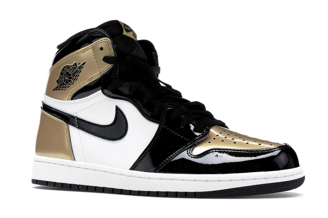 Jordan 1 Retro High NRG Patent Gold Toe - vue secondaire A