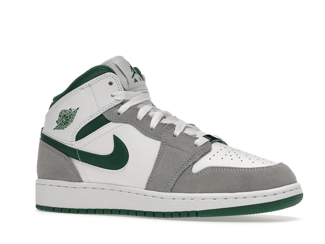 Jordan 1 Mid SE White Pine Green Smoke Grey (GS) - vue secondaire A