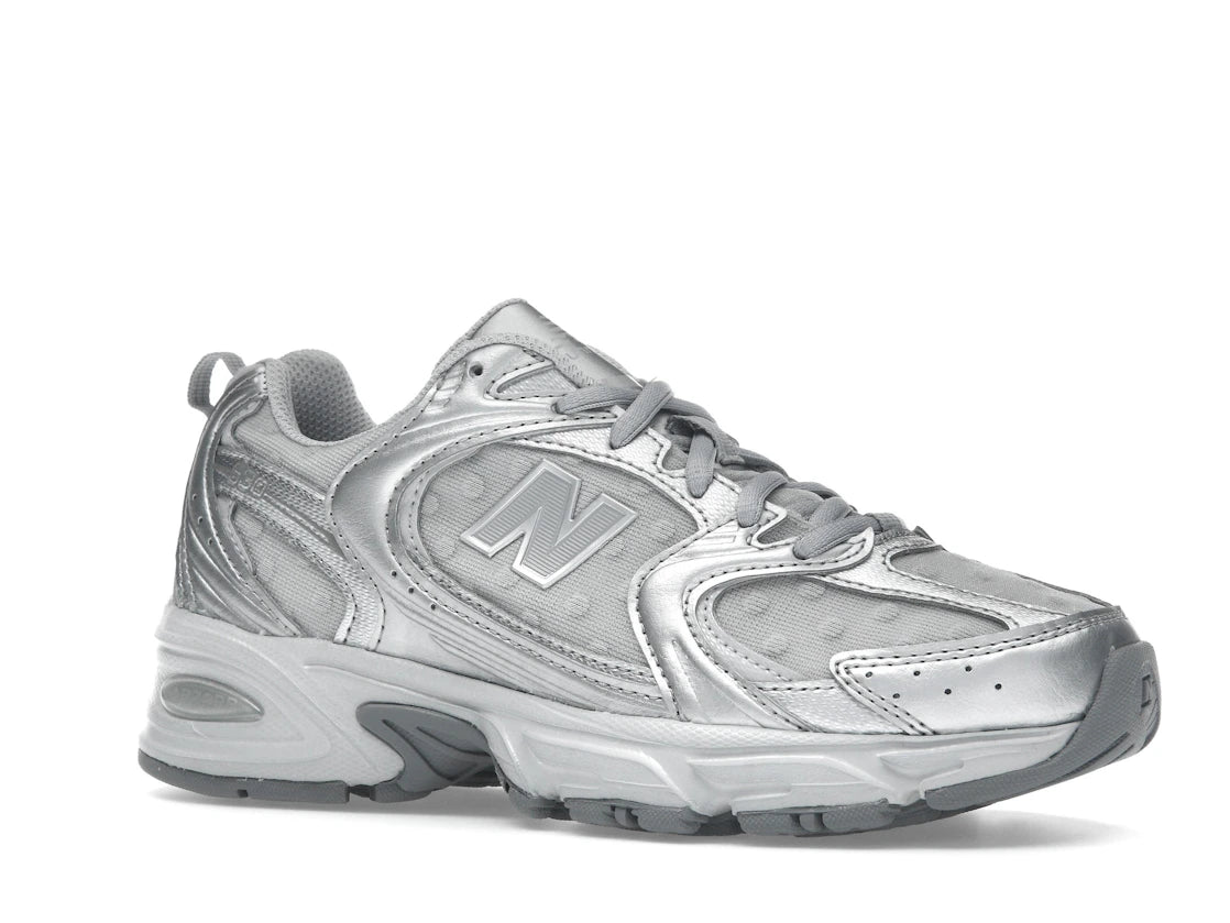 New Balance 530 Silver Metallic Raincloud Polka Dots