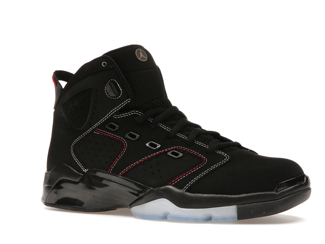 Jordan 6-17-23 Schwarz Weiß Rot Kontrastnähte - vue secondaire A