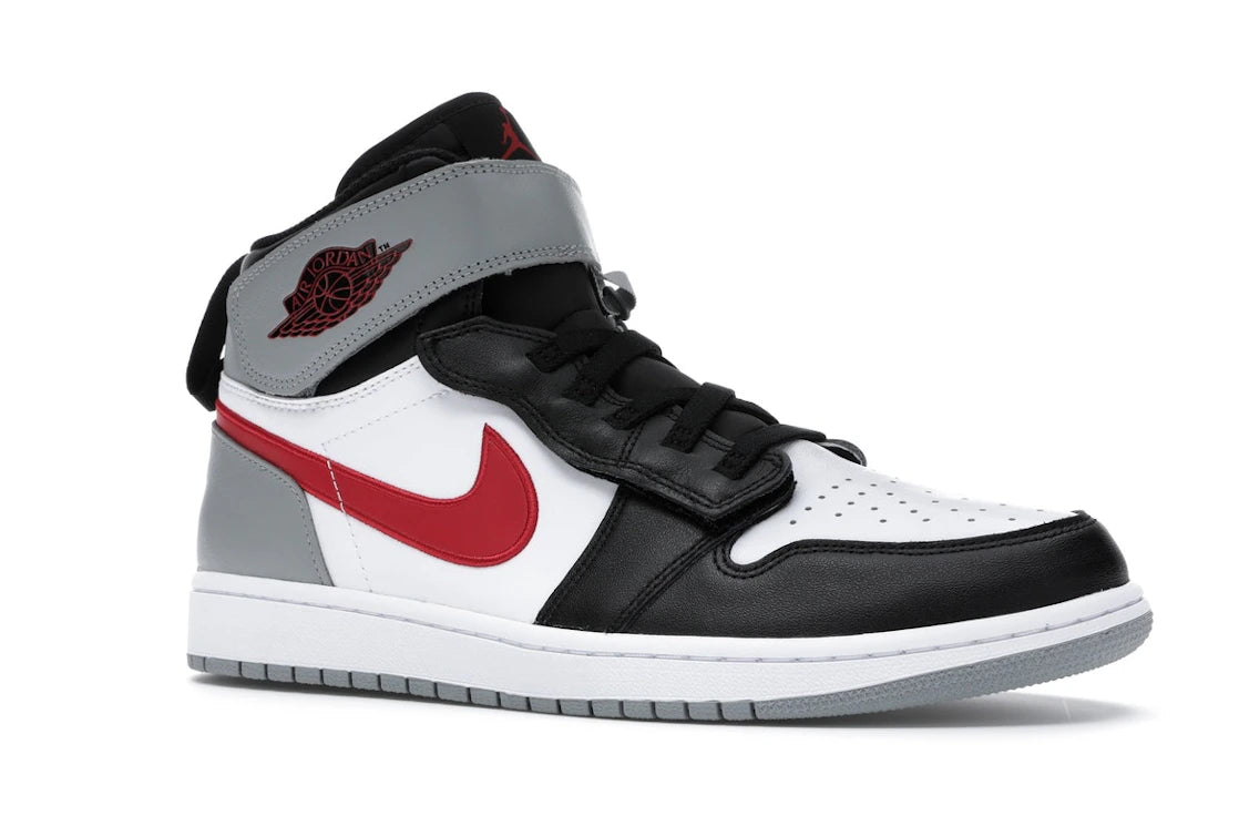 Jordan 1 High FlyEase Black Particle Grey Gym Red - vue secondaire A