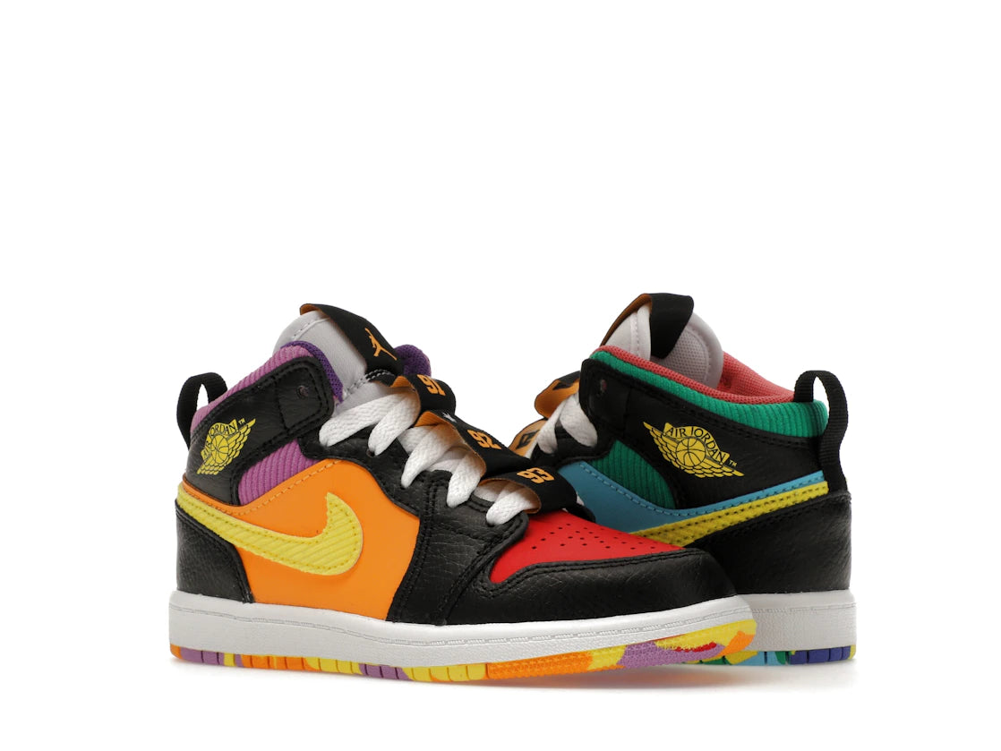 Jordan 1 Mid SS Six Championships (PS) - vue secondaire A