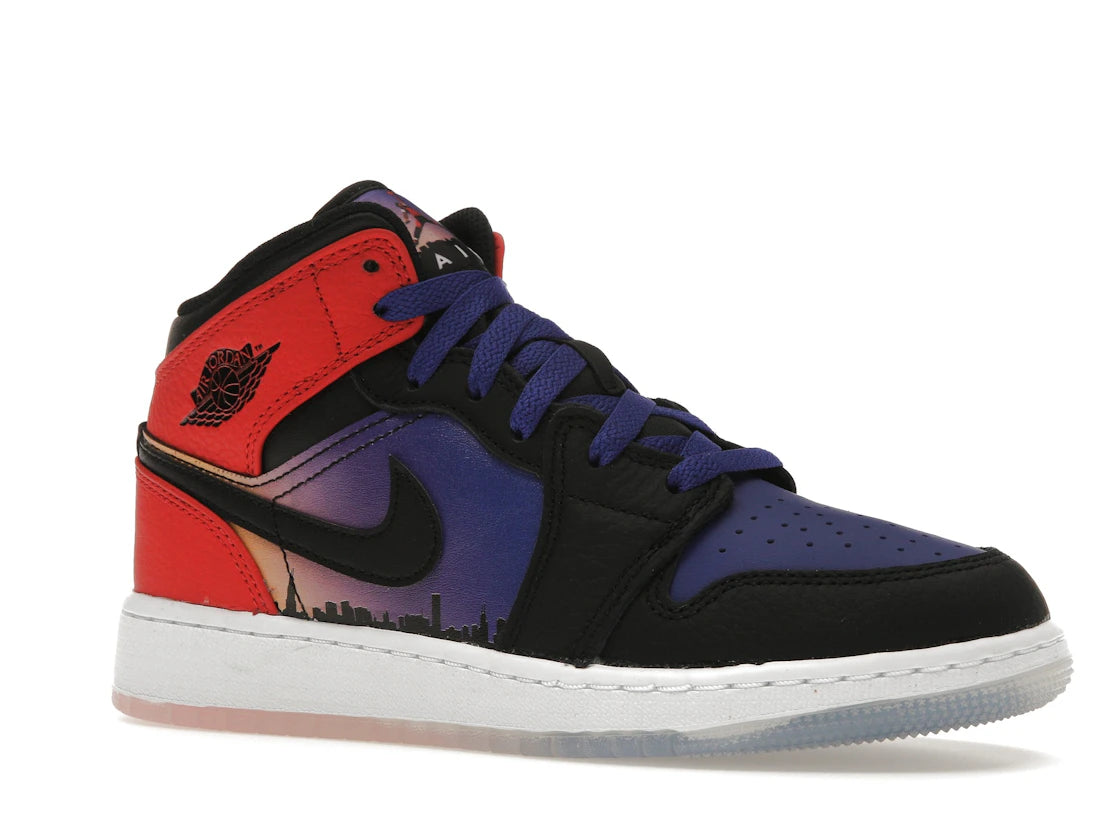 Jordan 1 Mid SS Skyline (GS) - vue secondaire A