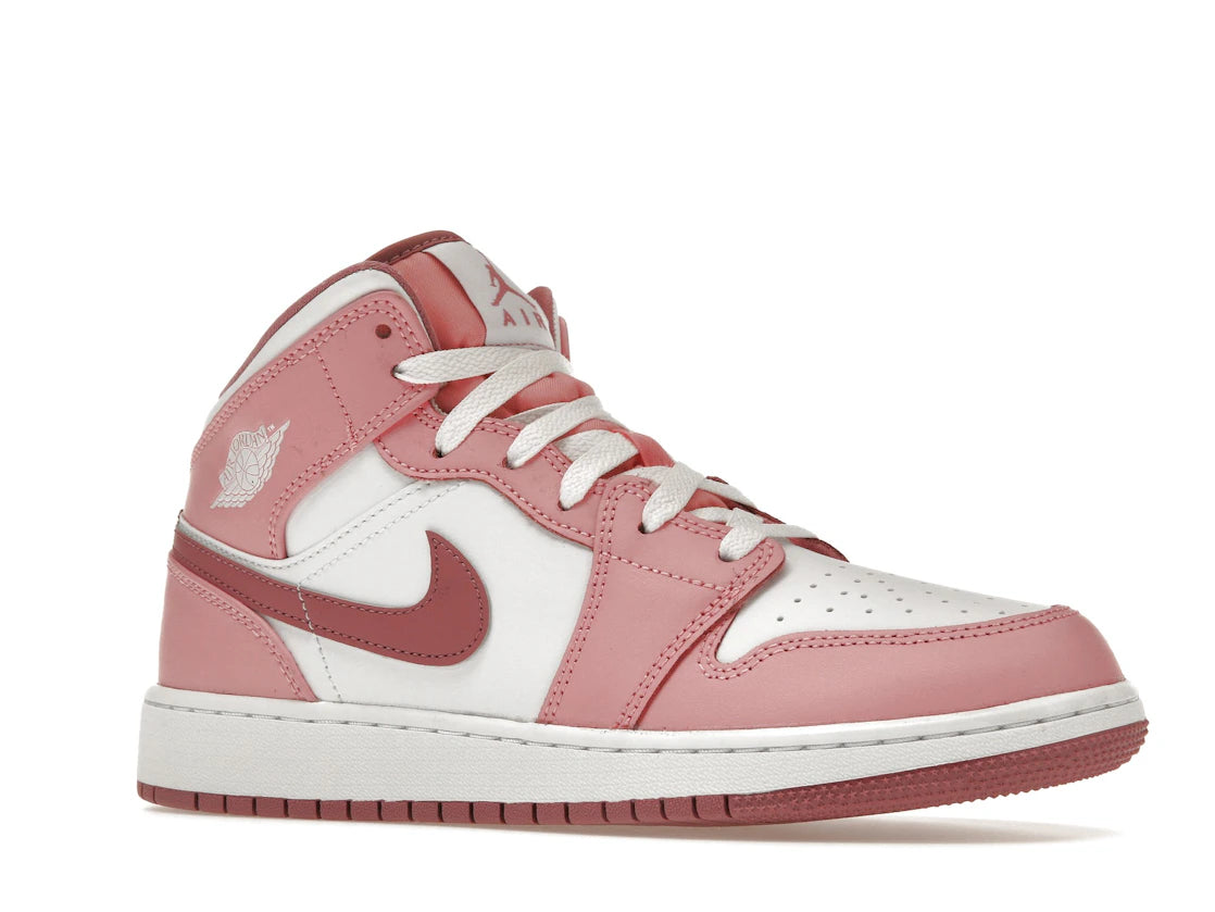 Jordan 1 Mid Valentine's Day (2023) (GS) - vue secondaire A