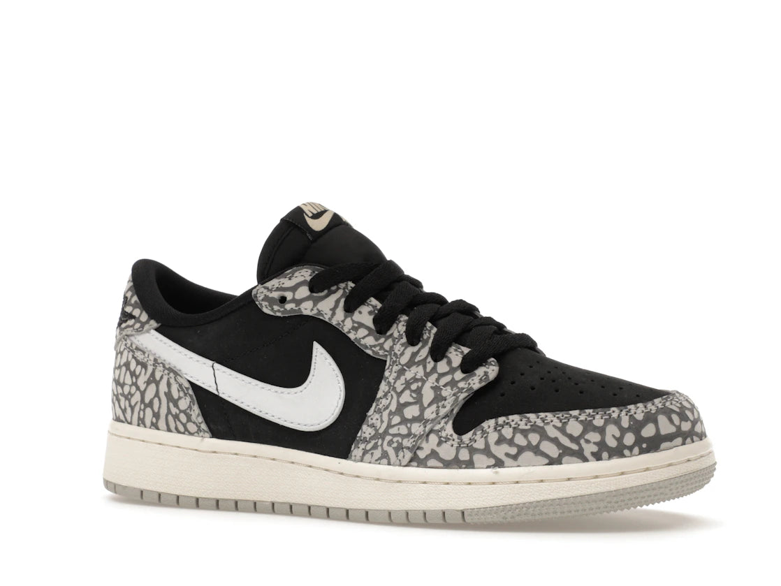 Jordan 1 Retro Low OG Black Cement (GS) - vue secondaire A