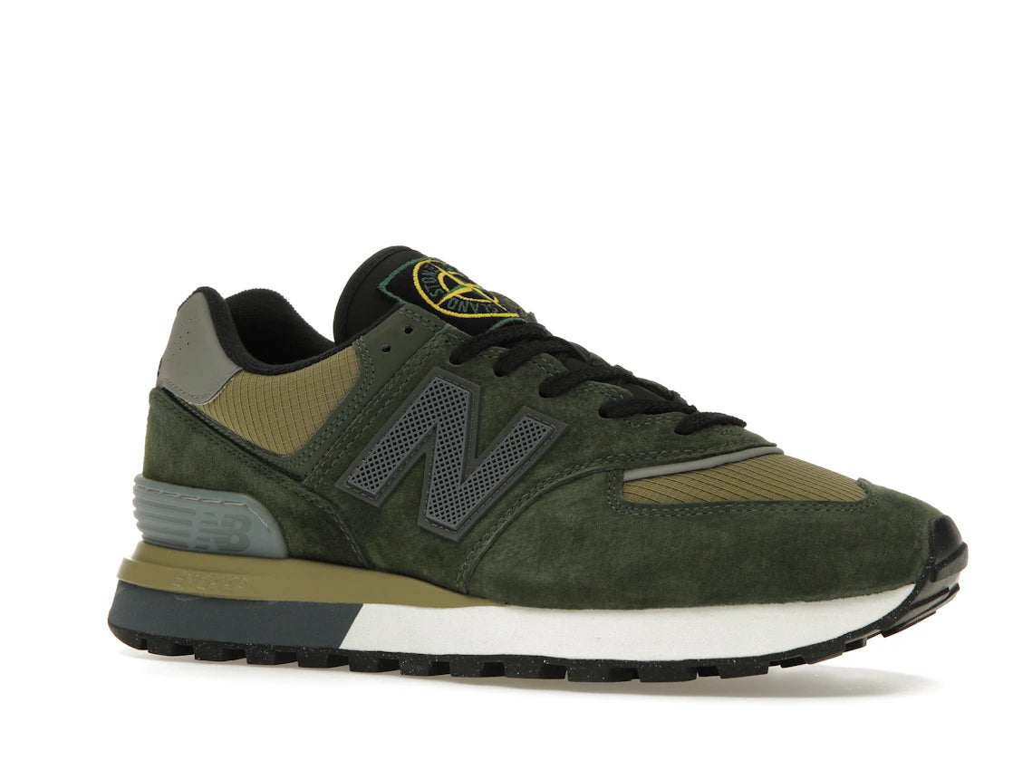 New Balance 574 Legacy Stone Island Dark Green - vue secondaire A