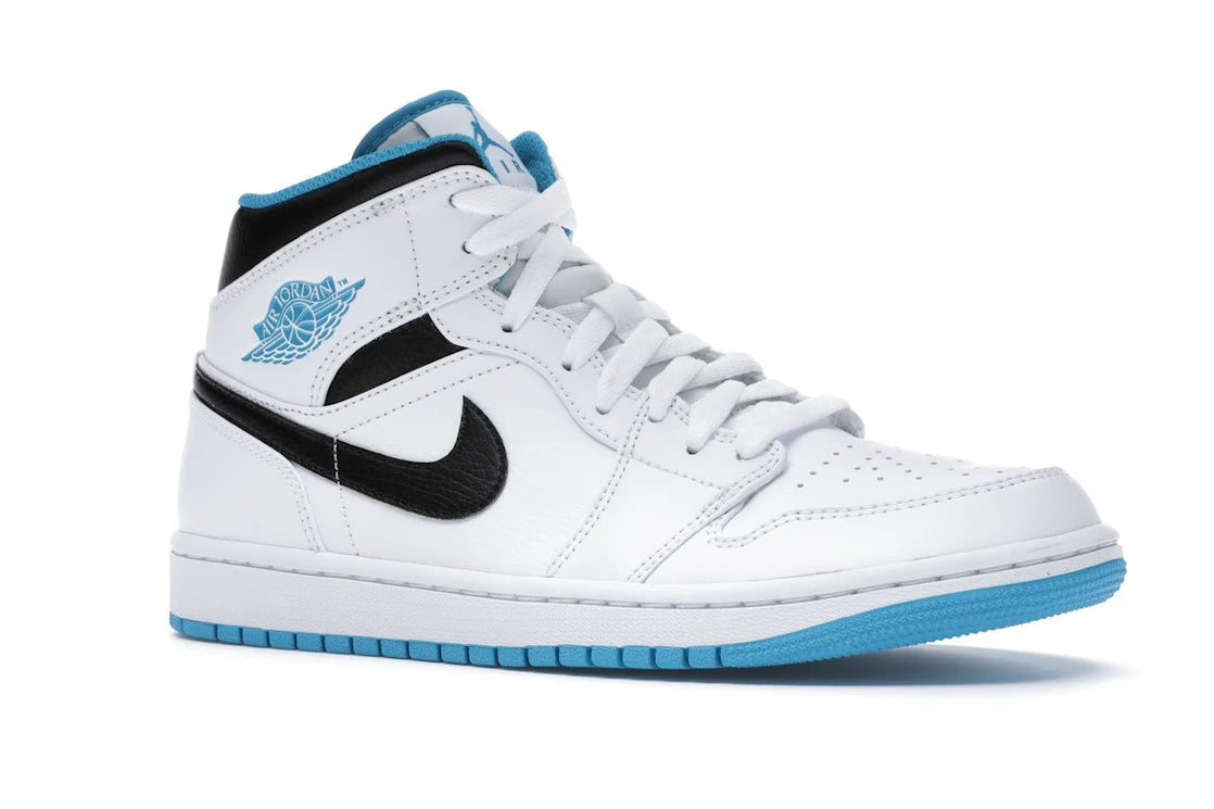 Jordan 1 Mid Laser Blue - vue secondaire A