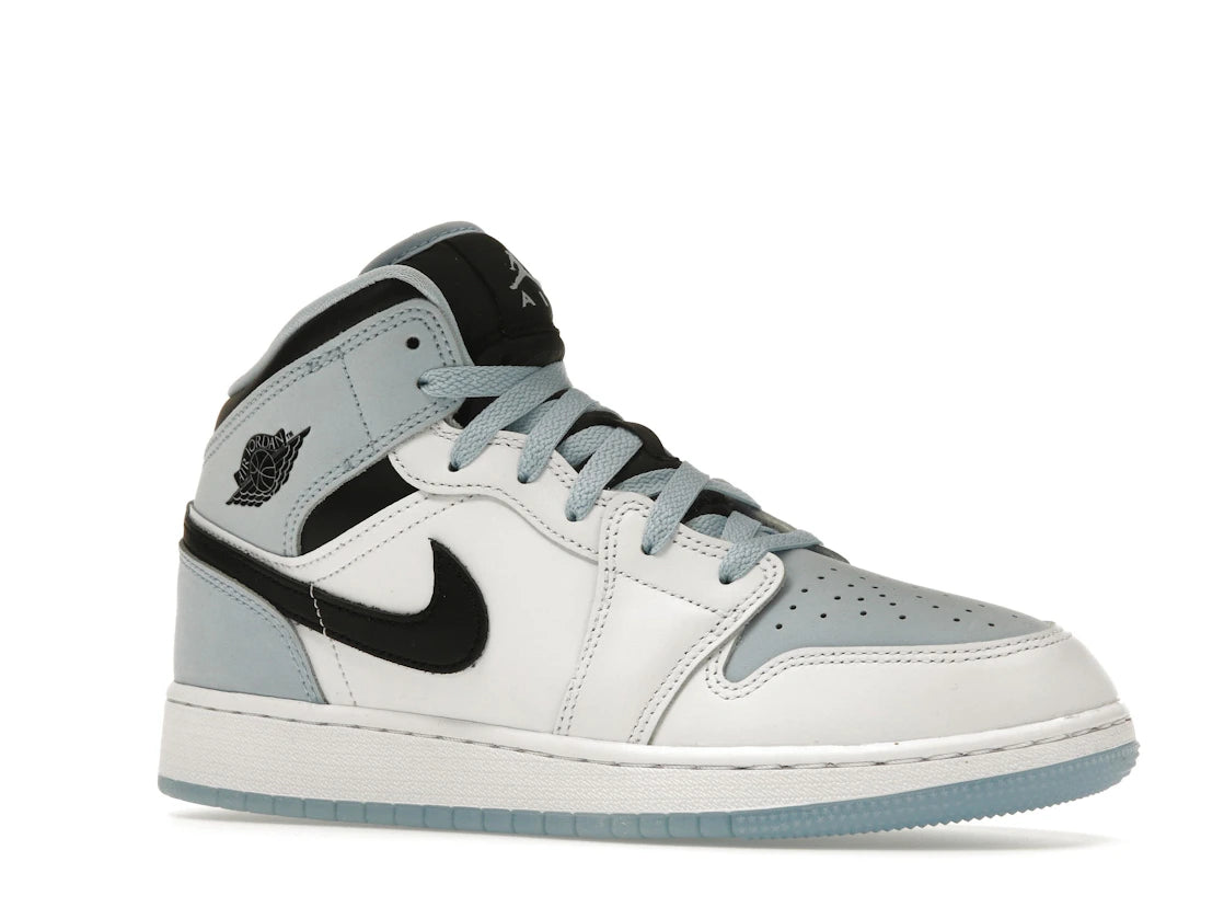 Jordan 1 Mid SE Ice Blue (2023) (GS) - vue secondaire A