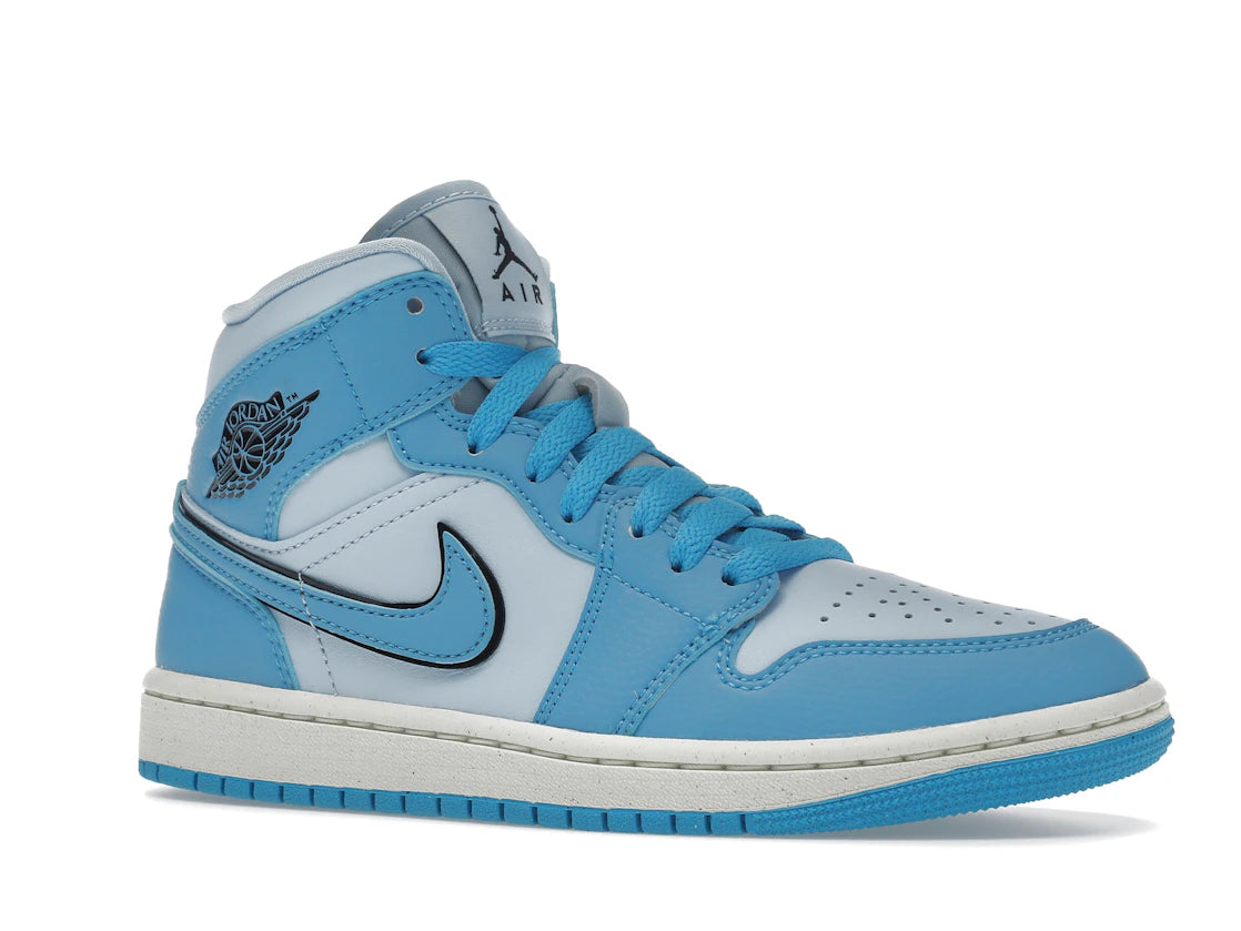 Jordan 1 Mid SE Ice Blue (Women's) - vue secondaire A