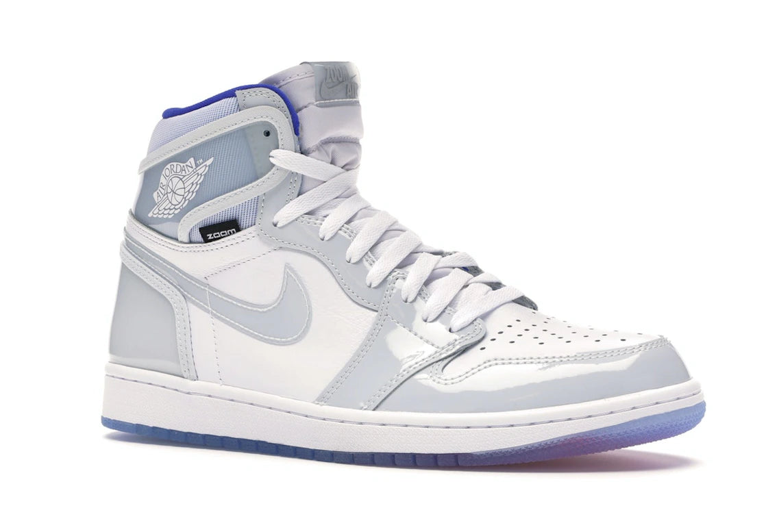 Jordan 1 Retro High Zoom White Racer Blue - vue secondaire A