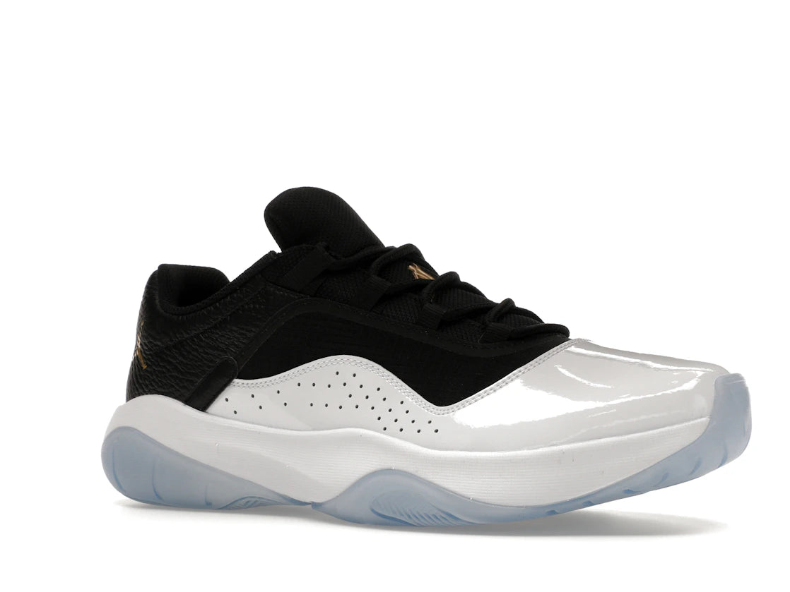 Jordan 11 CMFT Low Black White Gold - vue secondaire A